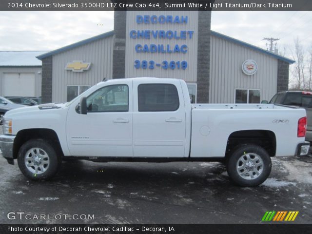 2014 Chevrolet Silverado 3500HD LTZ Crew Cab 4x4 in Summit White