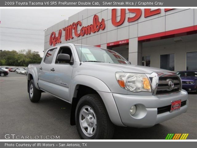 2009 Toyota Tacoma V6 SR5 PreRunner Double Cab in Silver Streak Mica