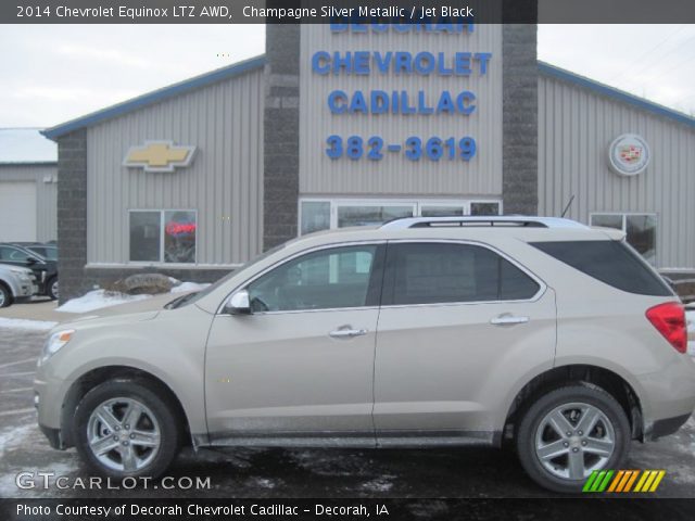 2014 Chevrolet Equinox LTZ AWD in Champagne Silver Metallic