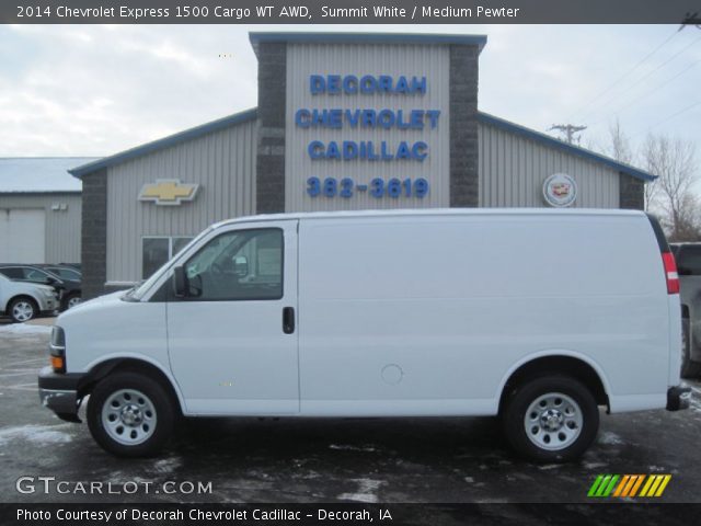 2014 Chevrolet Express 1500 Cargo WT AWD in Summit White