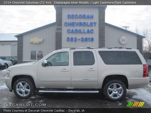 2014 Chevrolet Suburban LTZ 4x4 in Champagne Silver Metallic