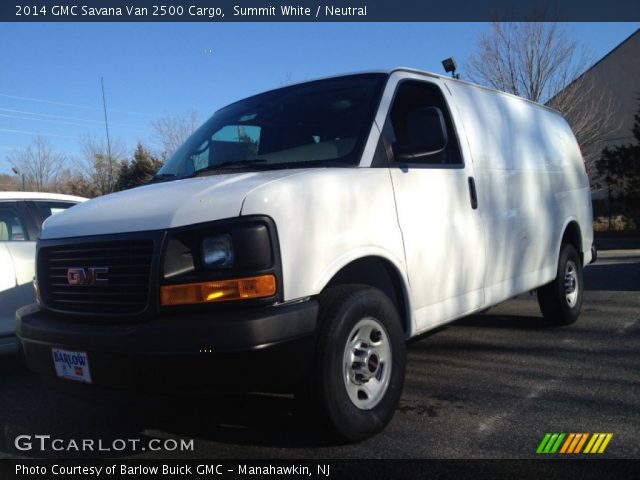 2014 GMC Savana Van 2500 Cargo in Summit White