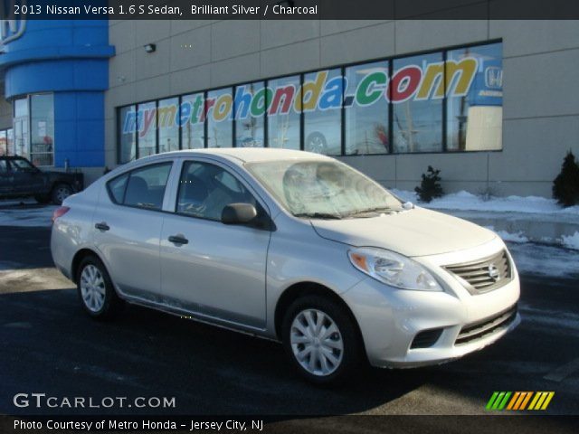 2013 Nissan Versa 1.6 S Sedan in Brilliant Silver