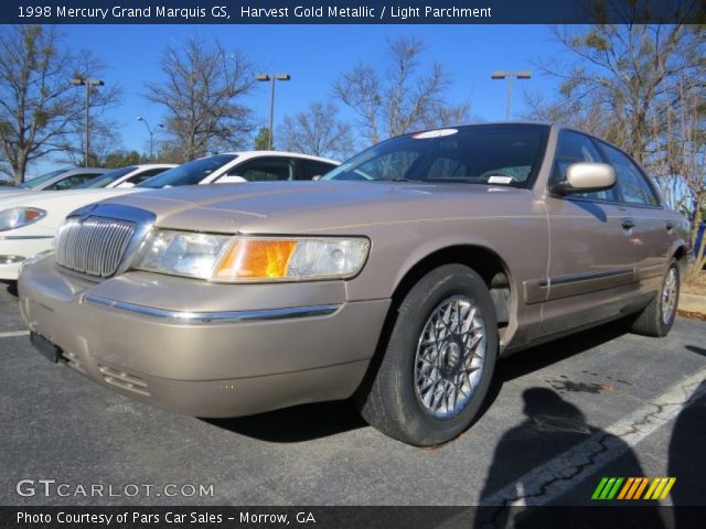 1998 Mercury Grand Marquis GS in Harvest Gold Metallic