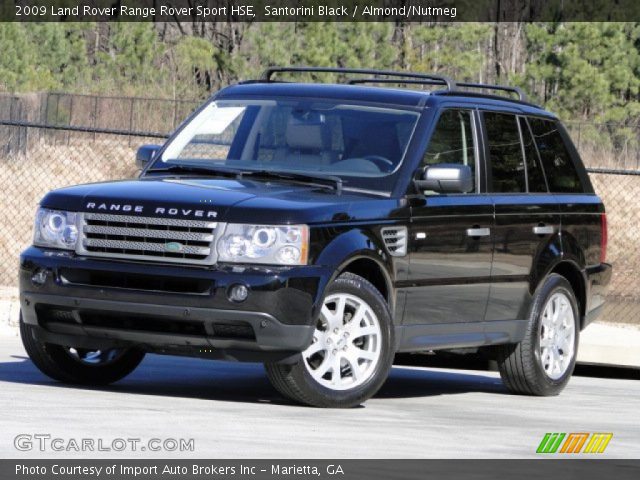 2009 Land Rover Range Rover Sport HSE in Santorini Black