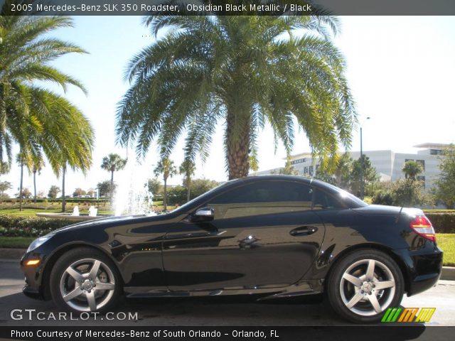 2005 Mercedes-Benz SLK 350 Roadster in Obsidian Black Metallic