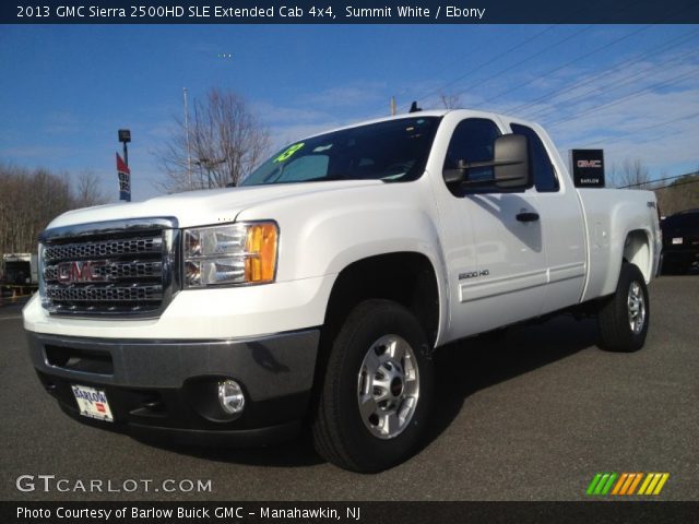 2013 GMC Sierra 2500HD SLE Extended Cab 4x4 in Summit White