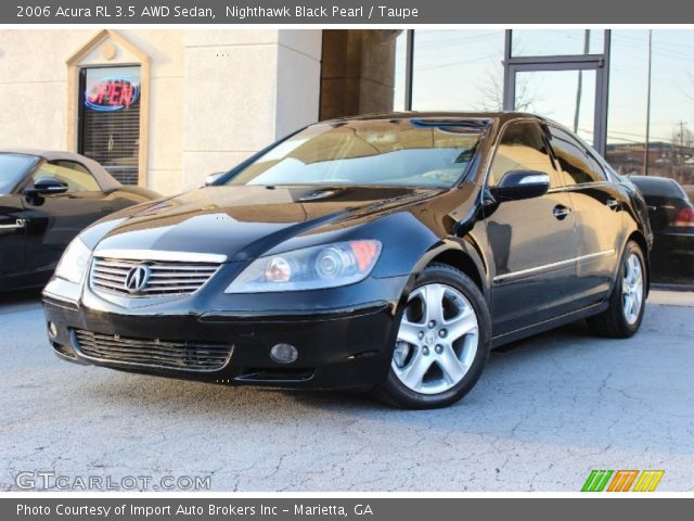 2006 Acura RL 3.5 AWD Sedan in Nighthawk Black Pearl