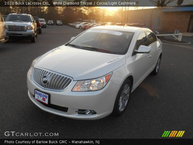 2010 Buick LaCrosse CXL in White Diamond Tricoat