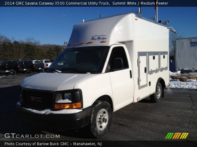 2014 GMC Savana Cutaway 3500 Commercial Utility Truck in Summit White