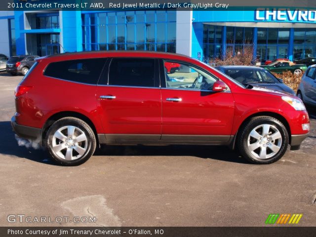2011 Chevrolet Traverse LT AWD in Red Jewel Metallic