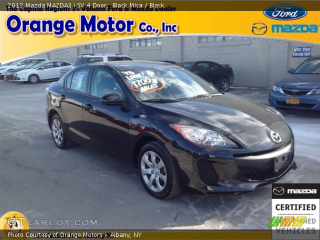 2013 Mazda MAZDA3 i SV 4 Door in Black Mica