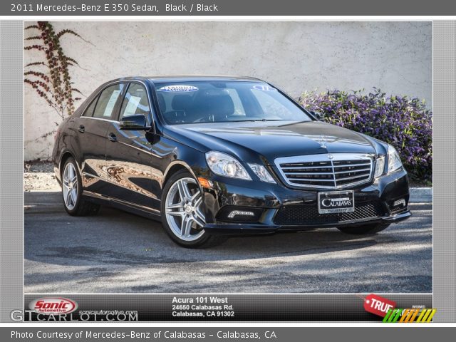 2011 Mercedes-Benz E 350 Sedan in Black