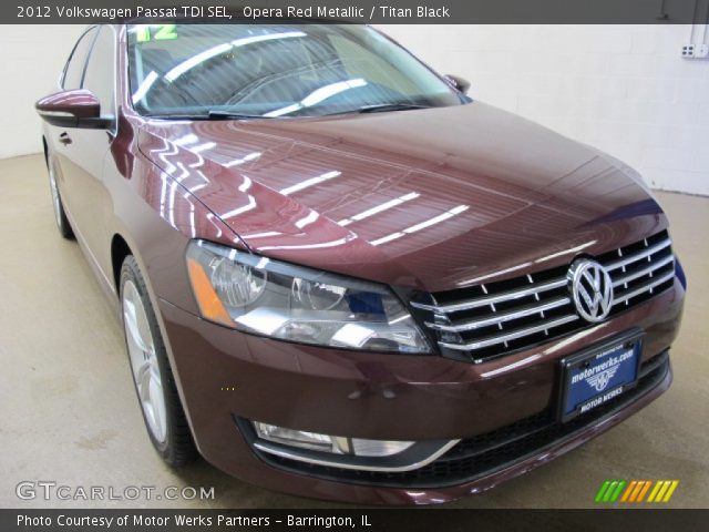 2012 Volkswagen Passat TDI SEL in Opera Red Metallic