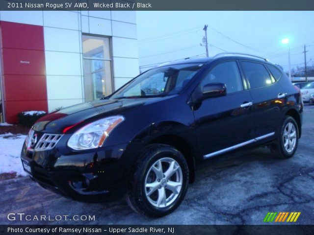 2011 Nissan Rogue SV AWD in Wicked Black