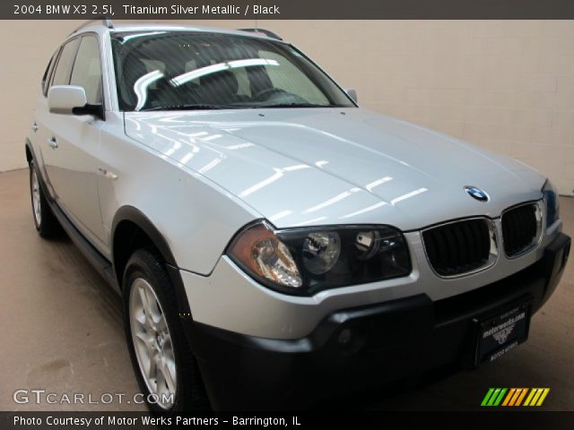 2004 BMW X3 2.5i in Titanium Silver Metallic