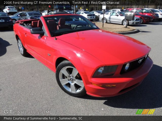 2006 Ford Mustang GT Premium Convertible in Torch Red