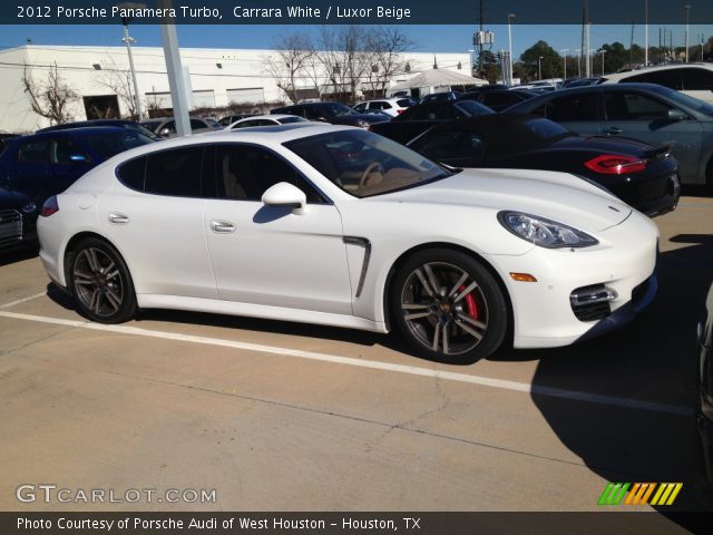 2012 Porsche Panamera Turbo in Carrara White