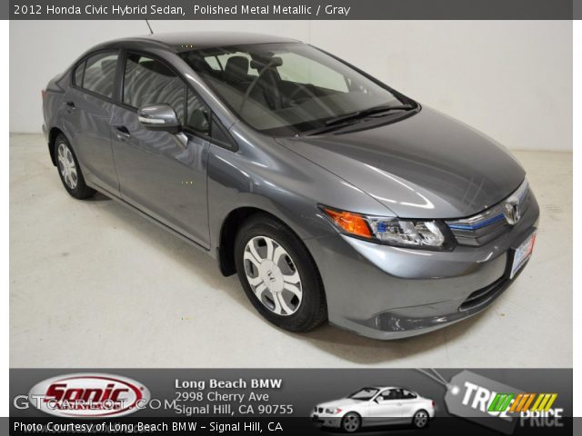 2012 Honda Civic Hybrid Sedan in Polished Metal Metallic