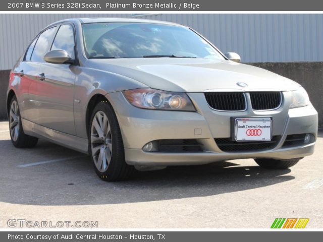 2007 BMW 3 Series 328i Sedan in Platinum Bronze Metallic