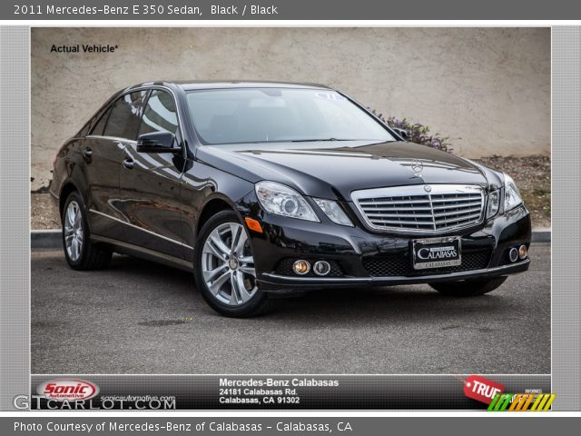2011 Mercedes-Benz E 350 Sedan in Black
