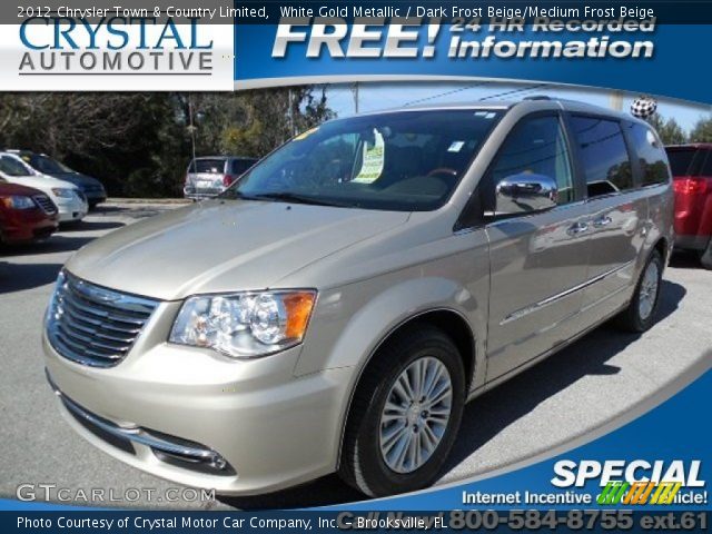 2012 Chrysler Town & Country Limited in White Gold Metallic