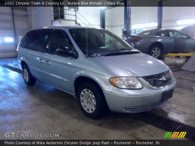 2002 Chrysler Town & Country LX in Butane Blue Metallic