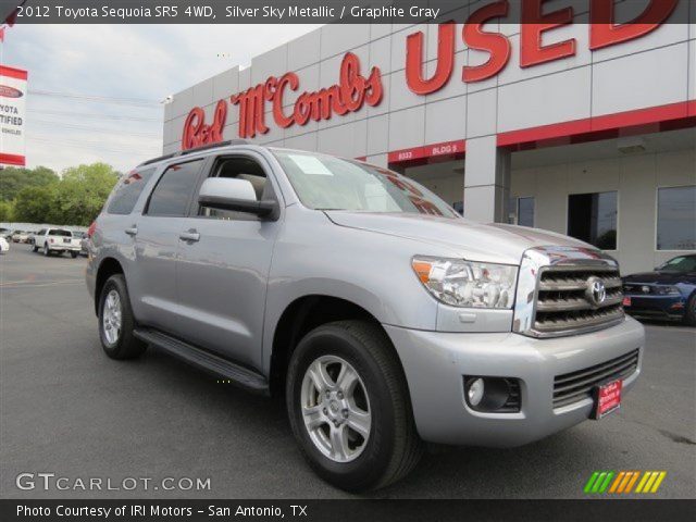 2012 Toyota Sequoia SR5 4WD in Silver Sky Metallic