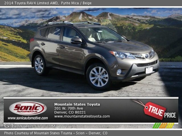 2014 Toyota RAV4 Limited AWD in Pyrite Mica