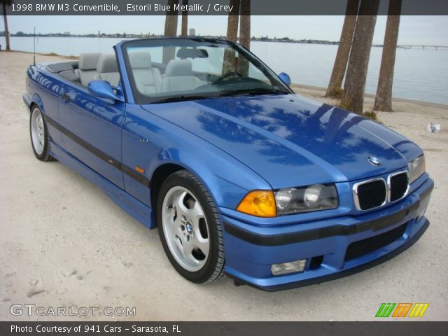 1998 BMW M3 Convertible in Estoril Blue Metallic