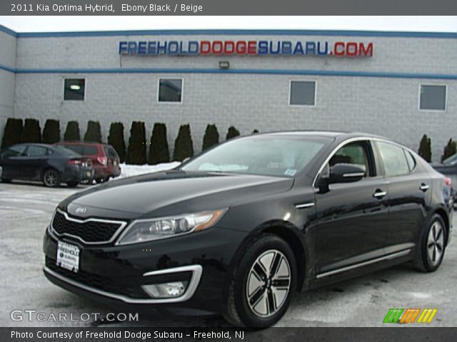 2011 Kia Optima Hybrid in Ebony Black
