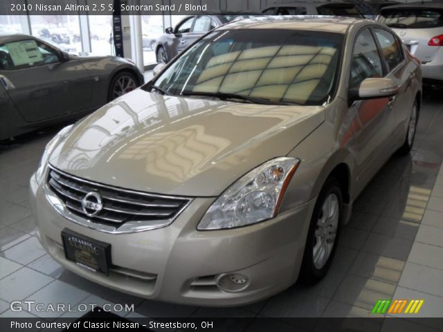 2010 Nissan Altima 2.5 S in Sonoran Sand