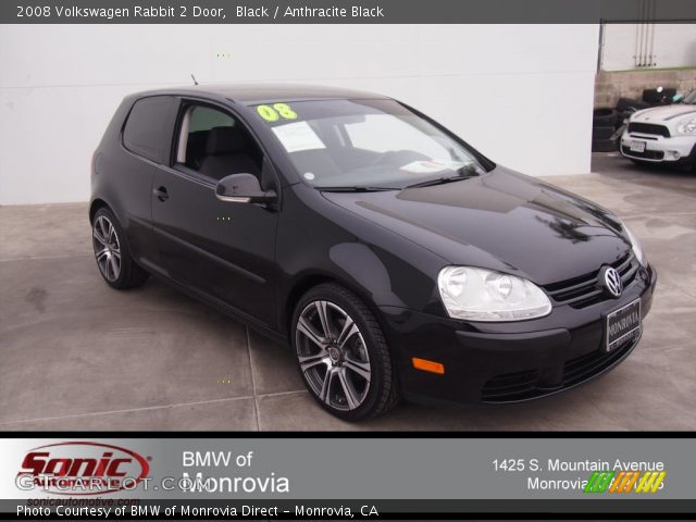2008 Volkswagen Rabbit 2 Door in Black