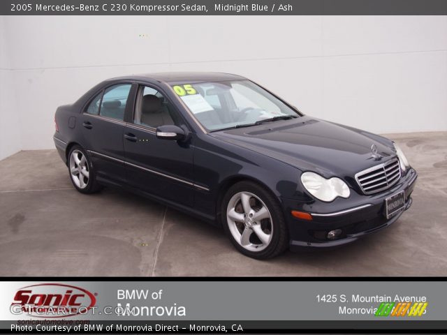 2005 Mercedes-Benz C 230 Kompressor Sedan in Midnight Blue