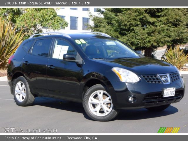 2008 Nissan Rogue SL AWD in Wicked Black