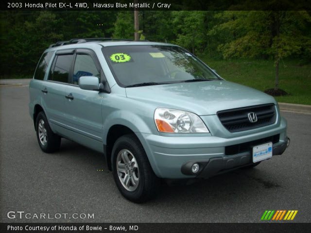 2003 Honda Pilot EX-L 4WD in Havasu Blue Metallic