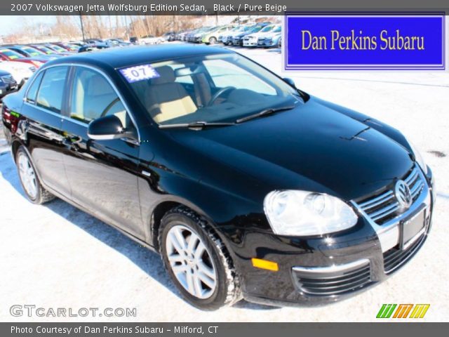 2007 Volkswagen Jetta Wolfsburg Edition Sedan in Black