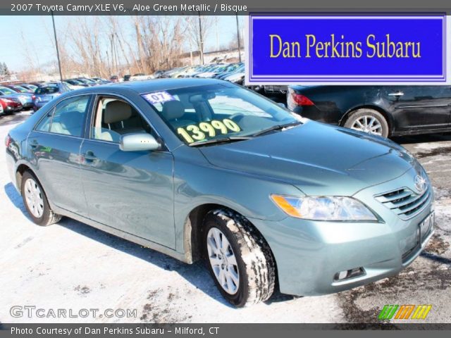 2007 Toyota Camry XLE V6 in Aloe Green Metallic