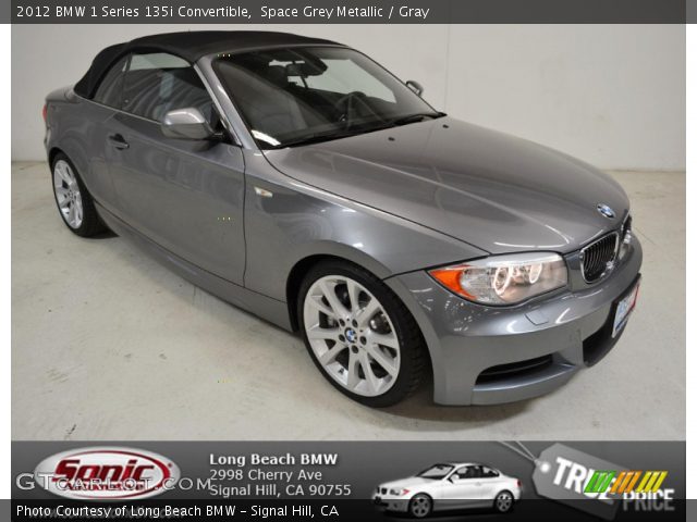 2012 BMW 1 Series 135i Convertible in Space Grey Metallic