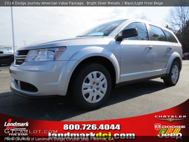 2014 Dodge Journey Amercian Value Package in Bright Silver Metallic