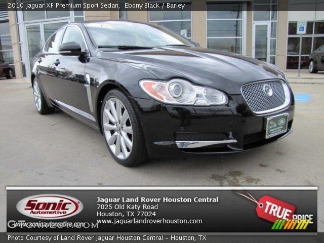 2010 Jaguar XF Premium Sport Sedan in Ebony Black