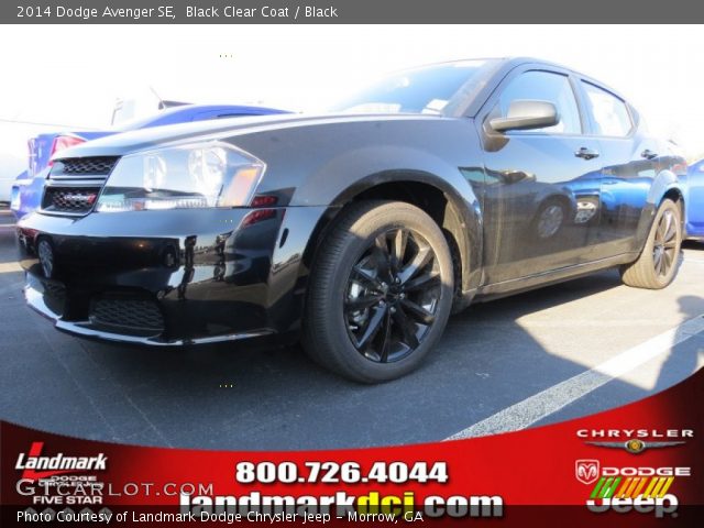2014 Dodge Avenger SE in Black Clear Coat
