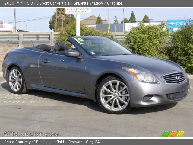 2010 Infiniti G 37 S Sport Convertible in Graphite Shadow