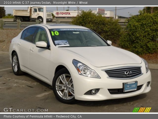 2010 Infiniti G 37 Journey Sedan in Moonlight White