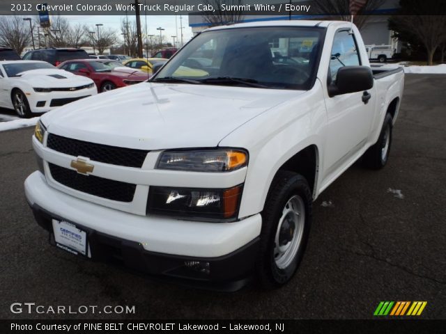 2012 Chevrolet Colorado Work Truck Regular Cab in Summit White