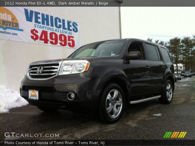 2012 Honda Pilot EX-L 4WD in Dark Amber Metallic
