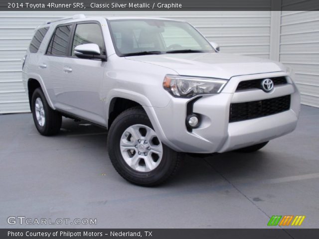 2014 Toyota 4Runner SR5 in Classic Silver Metallic