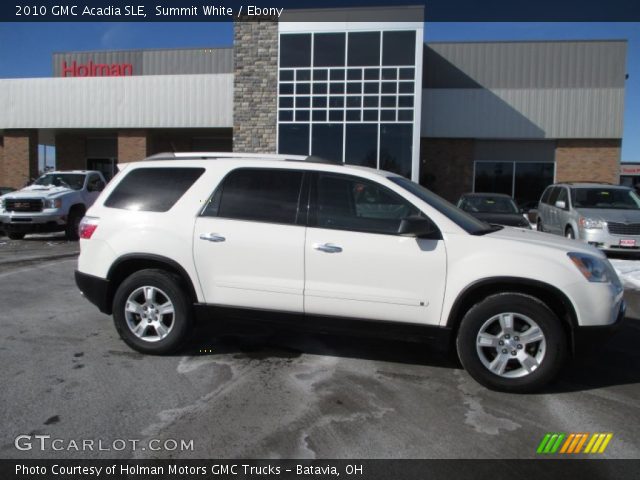 2010 GMC Acadia SLE in Summit White