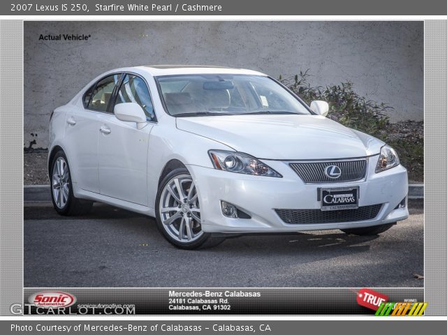 2007 Lexus IS 250 in Starfire White Pearl