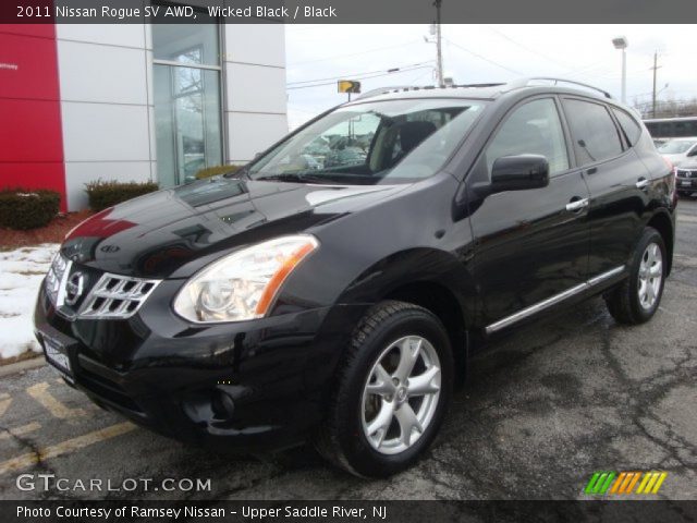 2011 Nissan Rogue SV AWD in Wicked Black